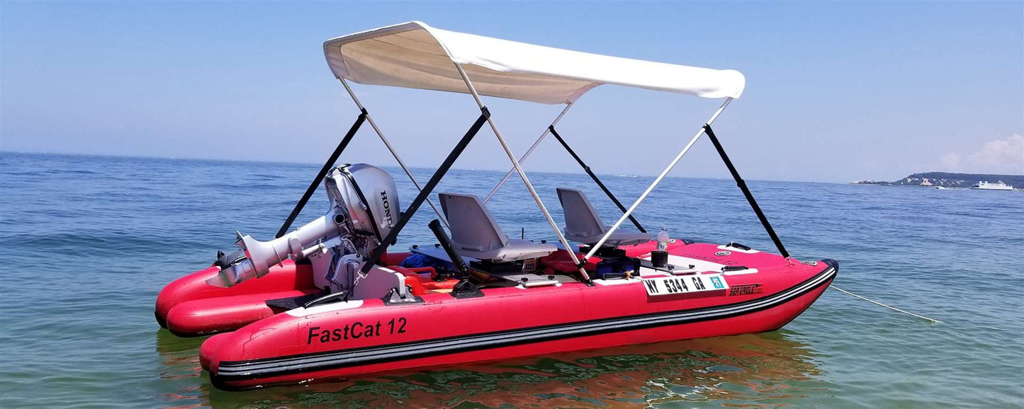 Sea Eagle FastCat12 Swivel Seat Canopy Package — Kayak