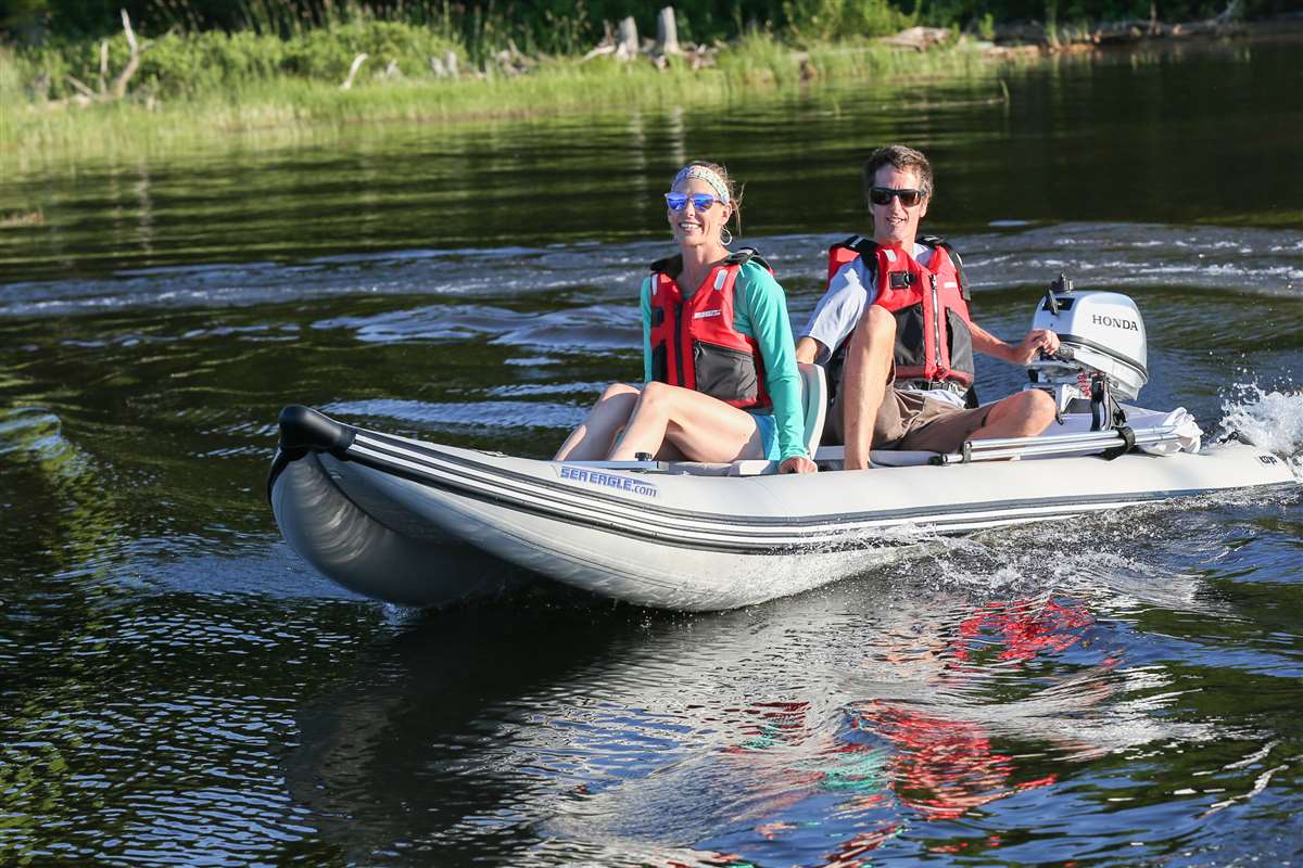 Sea Eagle 437PS Two-Person Swivel Seat Canopy Package — Watercraft