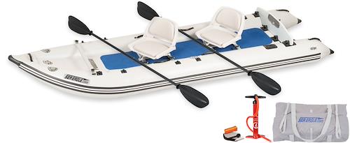 Sea Eagle 437PS Two-Person Swivel Seat Package — Watercraft