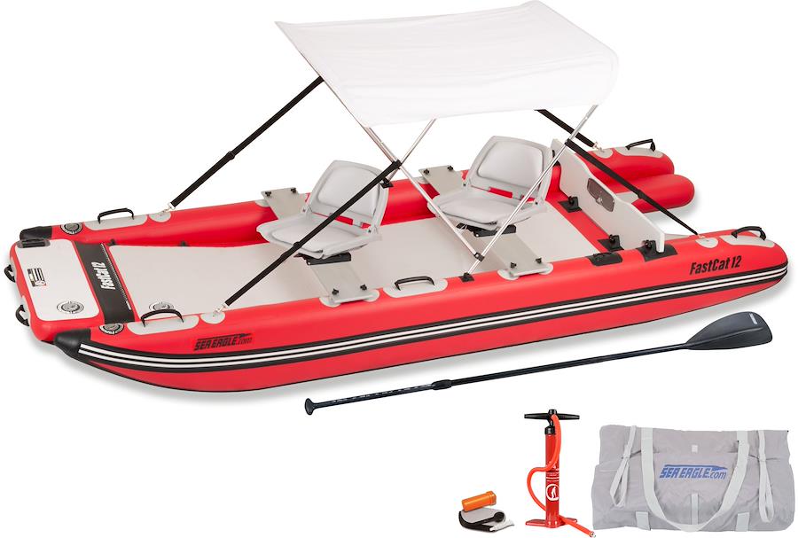 Sea Eagle FastCat12 Swivel Seat Canopy Package — Kayak