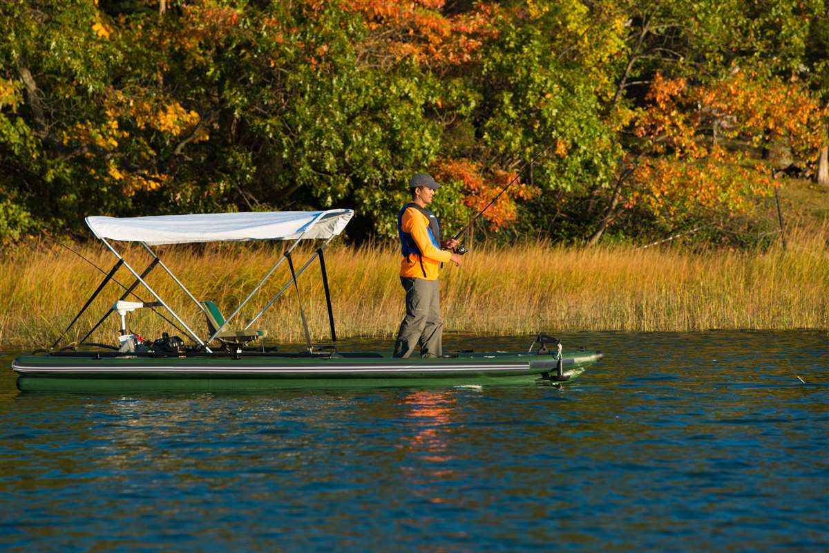 Sea Eagle Fish Skiff 16 Swivel Seat Canopy Package — Watercraft