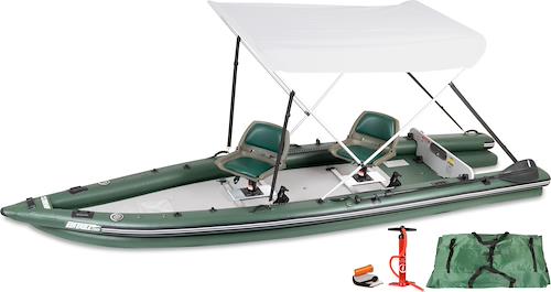 Sea Eagle Fish Skiff 16 Swivel Seat Canopy Package — Watercraft