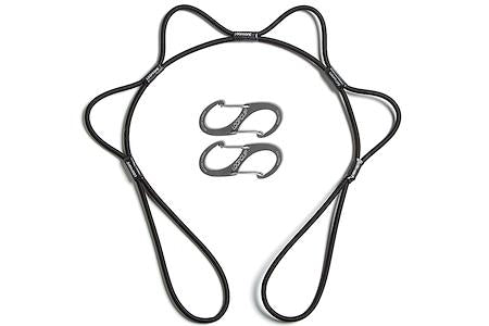 Loop Rope 3' Black with 2 clips — Accessory